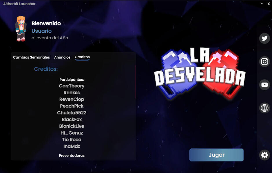 Launcher Custom para evento: La Desvelada