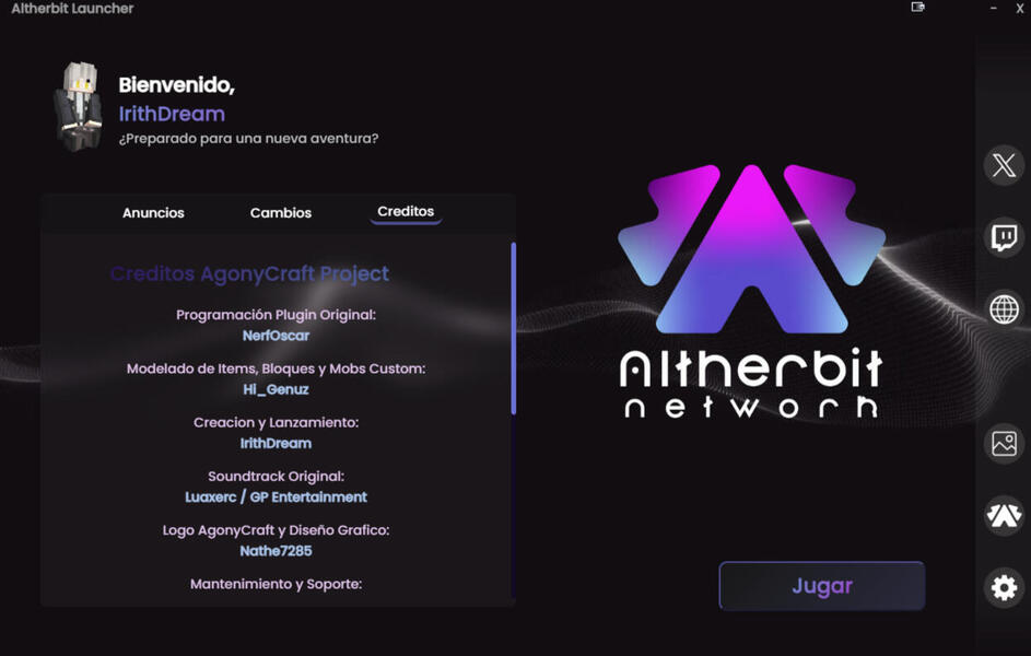 Launcher Custom para Pruebas Locales