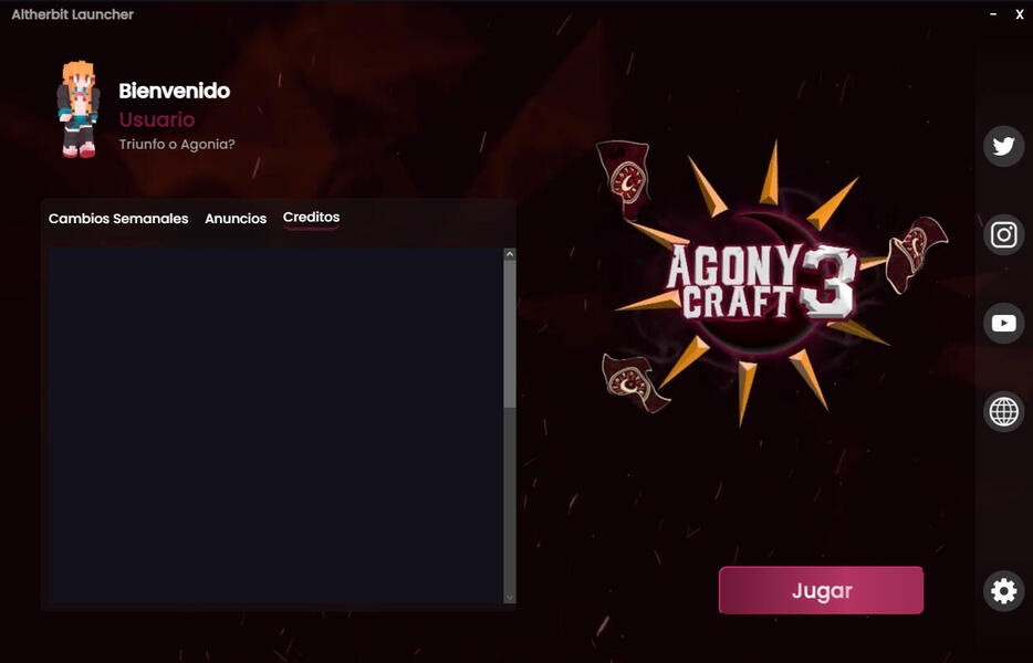 Launcher Custom para Serie de AgonyCraft 3