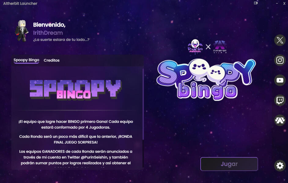 Launcher Custom para evento de Purin Seishin