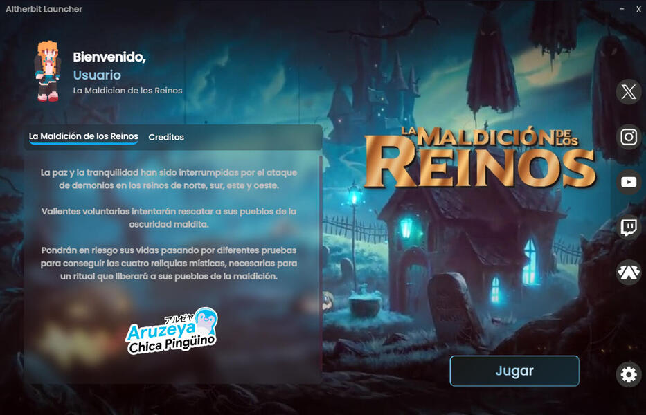 Launcher Custom para evento de Aruzeya